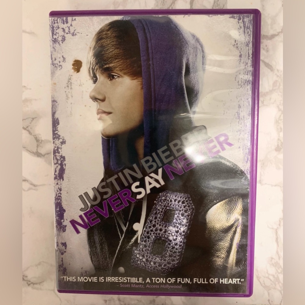 Justin Bieber never say never movie dvd